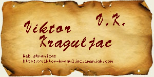Viktor Kraguljac vizit kartica
